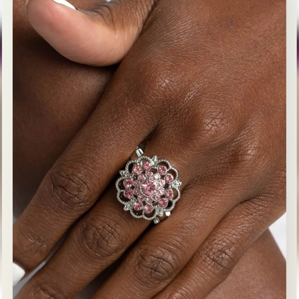 Love ROSE Pink RING - Picture 3 of 4